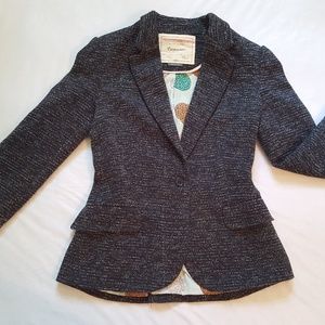Cartonnier Womans Blazer Career Jacket XS Gray